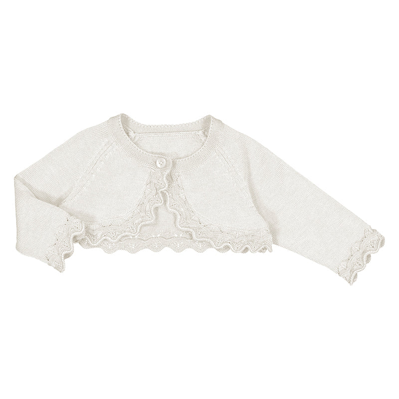Cardigan tricot basico neonata