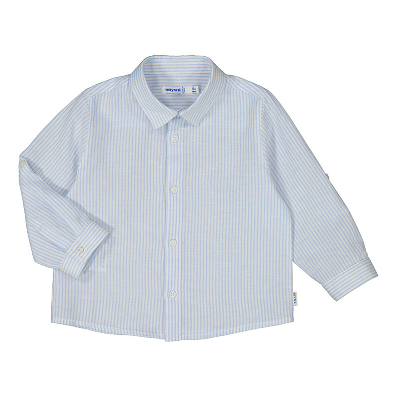 Camicia manica lunga lino