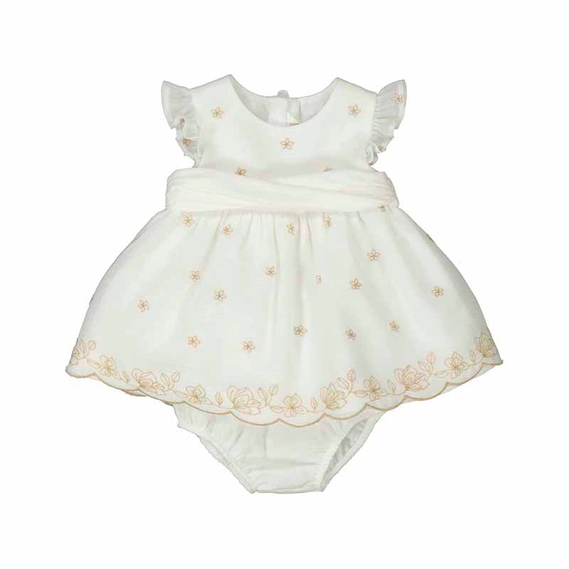 Vestito con copripannolino neonata