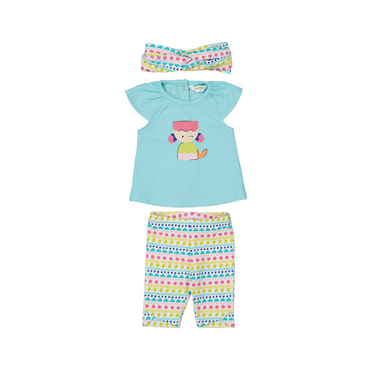 Completo leggings e maglietta neonata