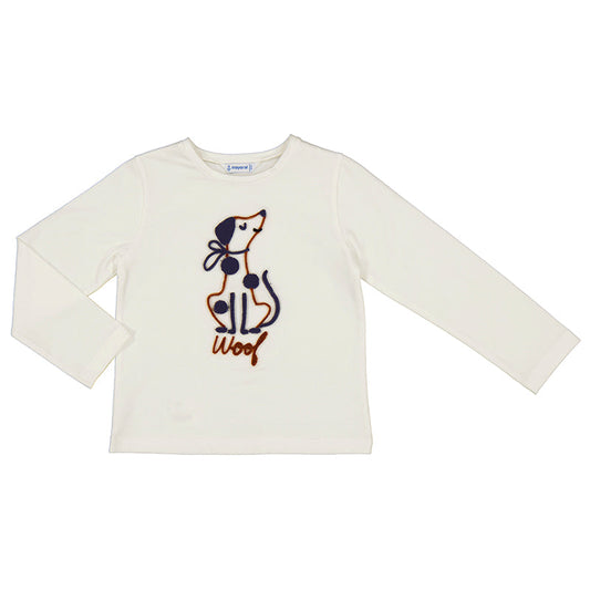 Maglia manica lunga bambina con elastico