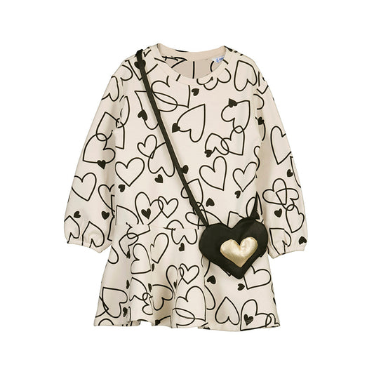 Vestito con borsetta bambina